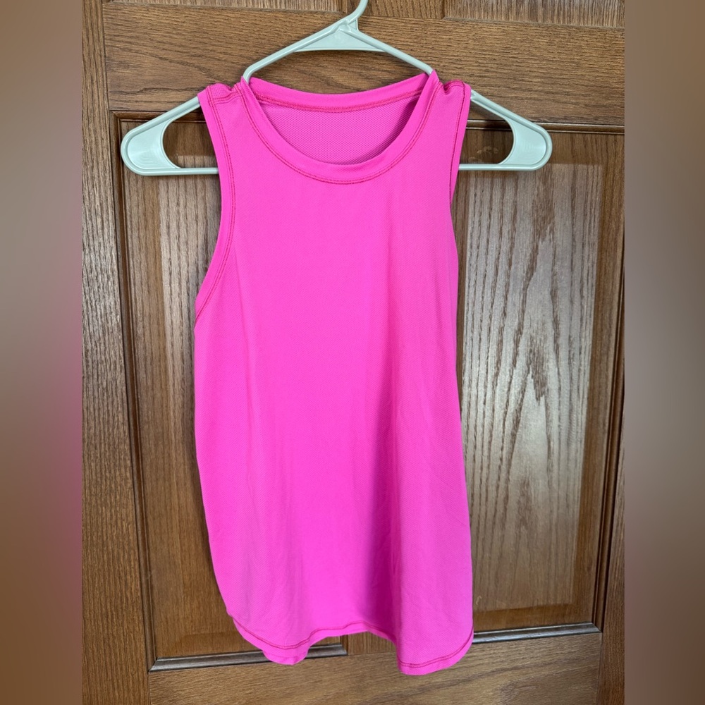 Lululemon Athletica Vibrant Pink Tank Top